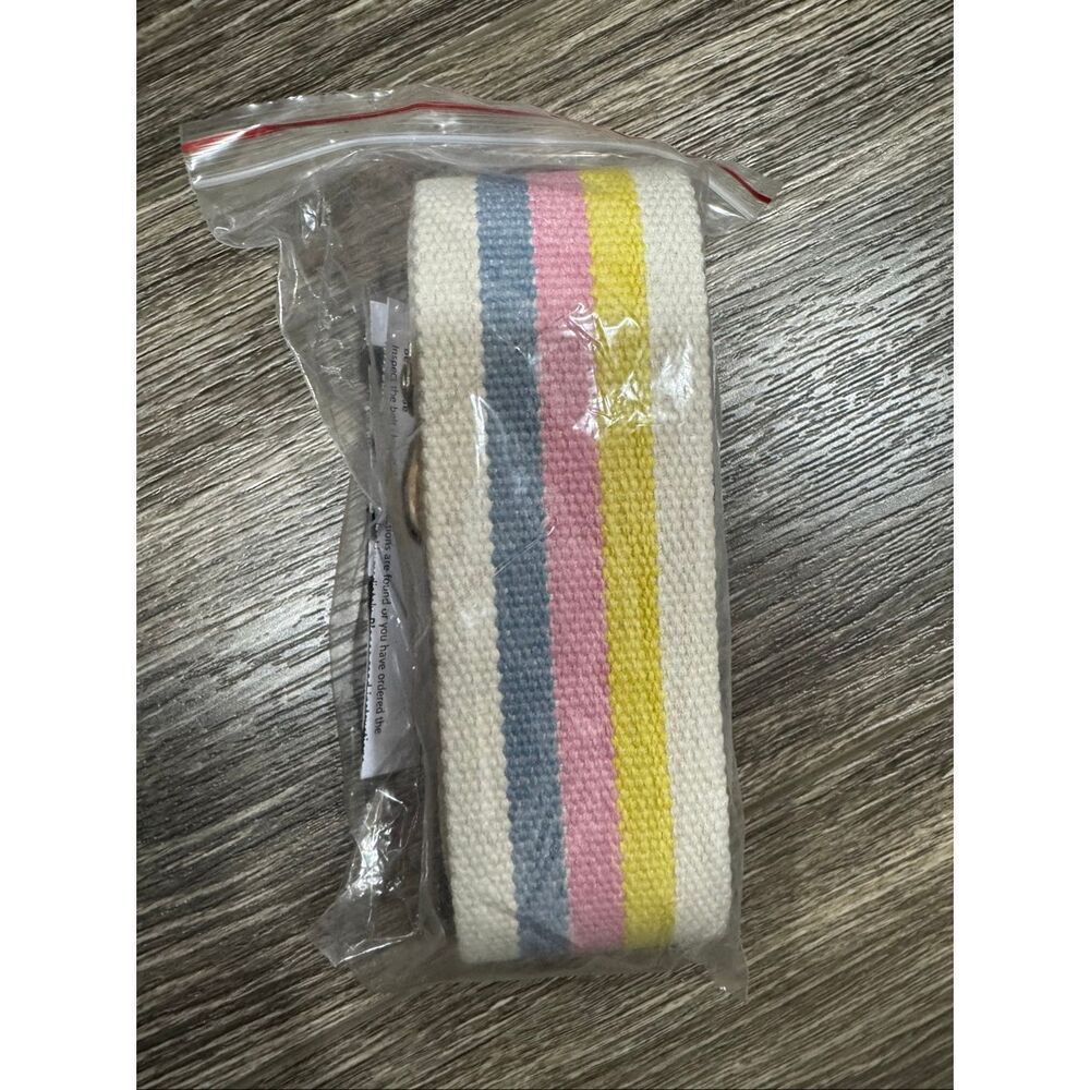 New Sammons Preston Rainbow Striped Gait Belt with Buckle 60"